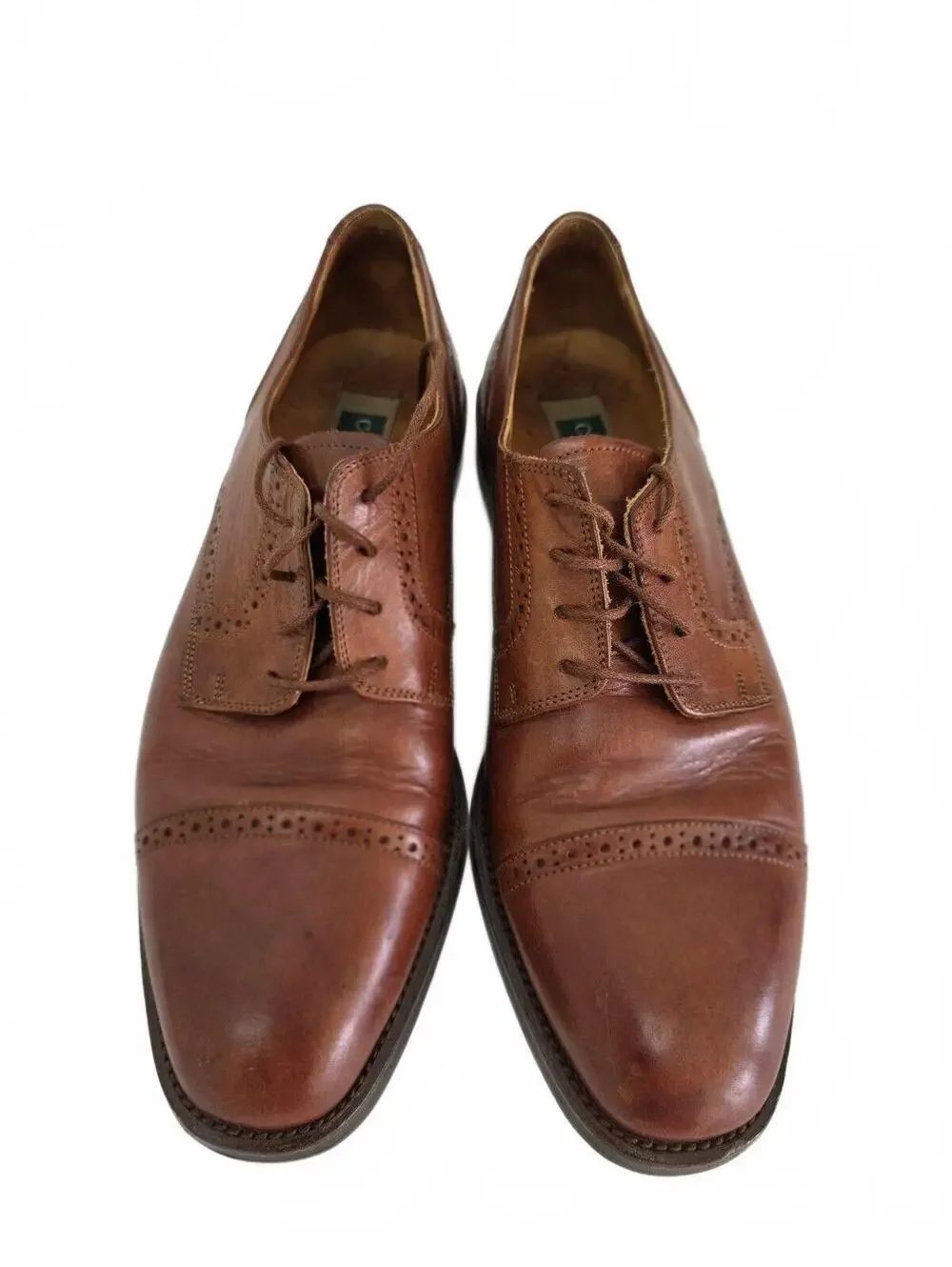 Cole Haan Grand OS Oxford Shoes 4676 brown leather Size 9.5 Preppy Business Work
